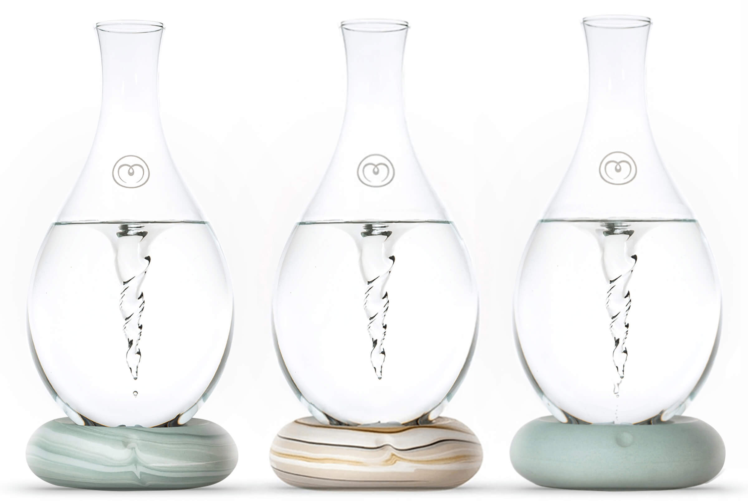 Mayu Swirl - three best and most stunning bedside table glass carafes 