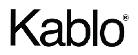 a black and white logo with the word kabla