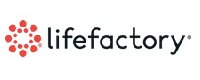 the lifefactor logo is shown on a white background
