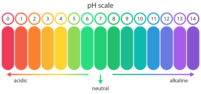 Mayu Water | pH scale of drinking water graph