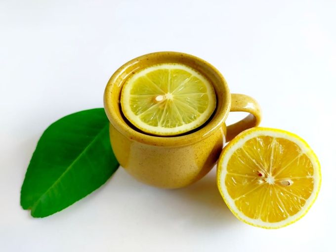 A cup of green tea that's good for the liver.
